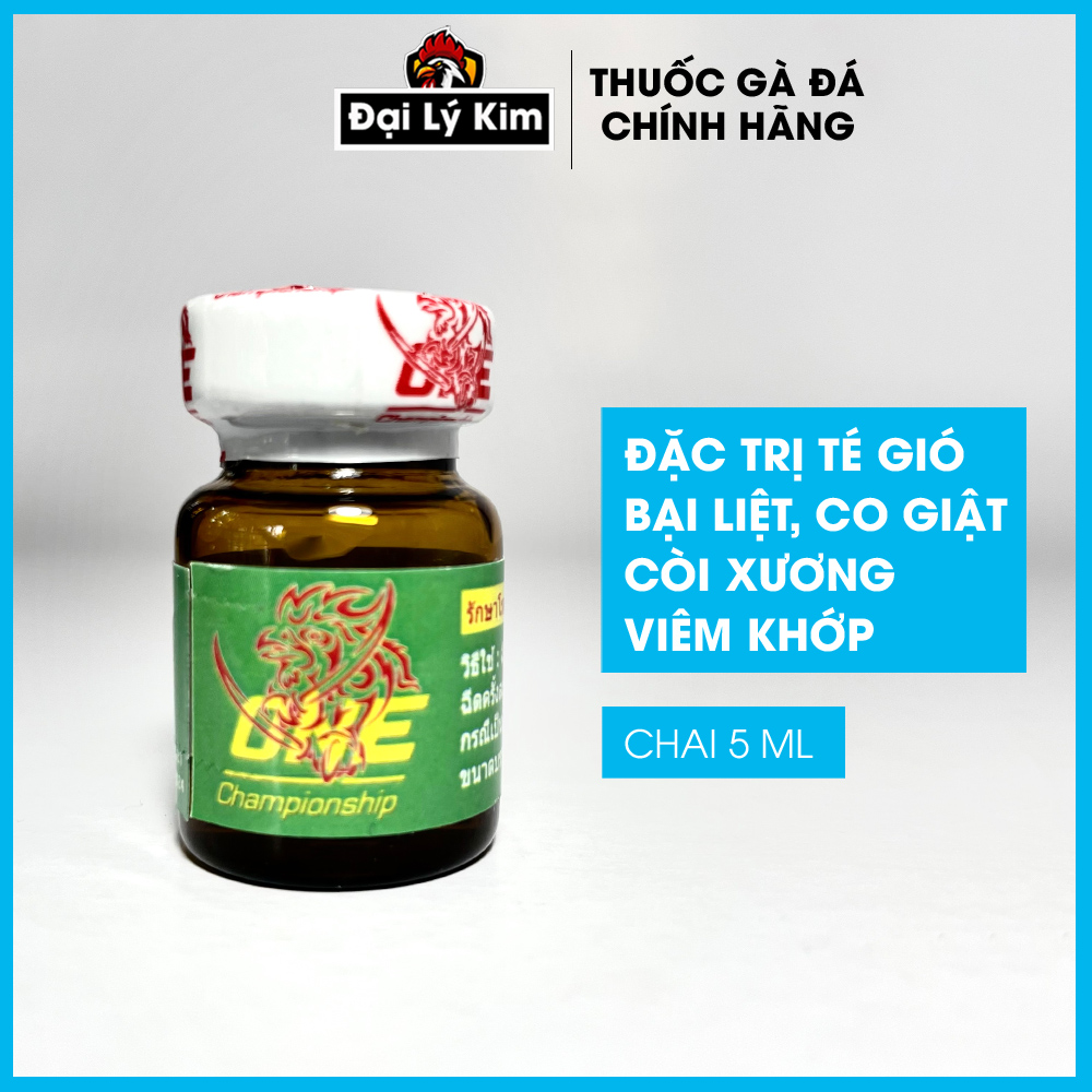 Thuoc tri gà té gió bại liệt One Xanh chai 5ml nhập khẩu Thái Lan chính hãng + gà bị bại liệt thuoc gà bị té gió thuoc tri té gió cho gà thuoc tri té gió