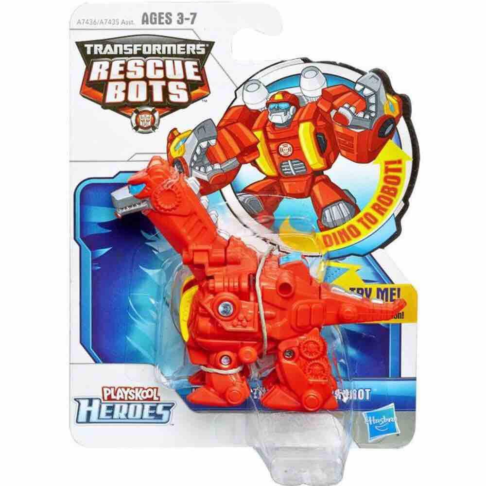 Robot Transformers Playskool Heroes Rescue Bots Chase the Rescue Dinobot