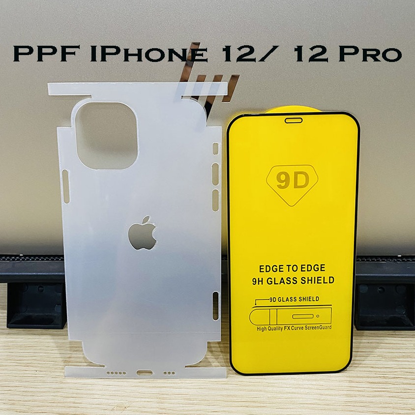 Miếng dán ppf nhám bóng full viền iphone 12/ iphone 12 pro
