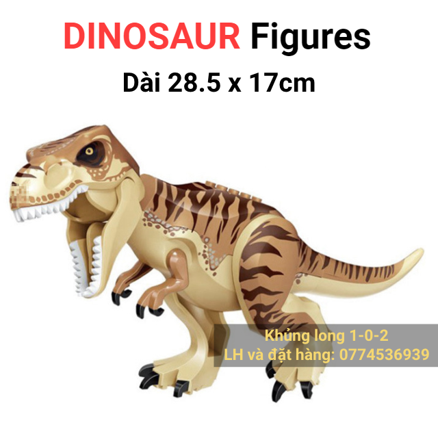 Đồ Chơi Khủng Long Bạo Chúa T-rex Tyranosaurus Jurassic World Dài 28cm x