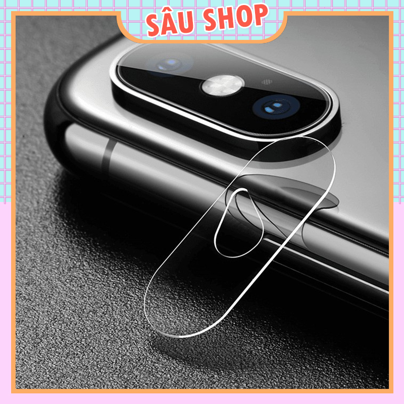 Dán cường lực camera ip7/ 8/ 7plus/ 8plus/ x/ xs max sâu shop