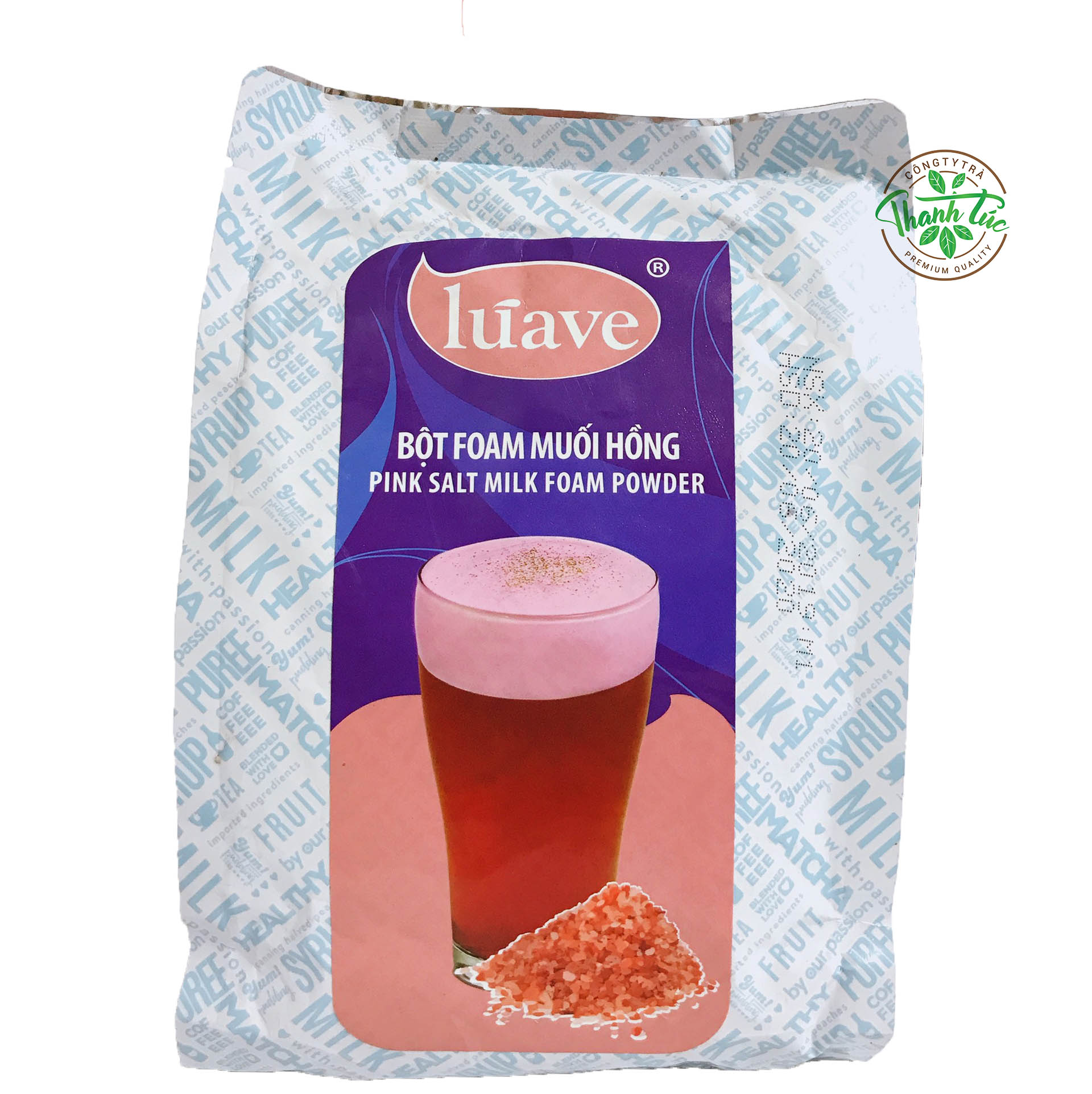 Bột Milk Foam Váng Sữa Kem Mặn Luave Muối Hồng Gói 500gr