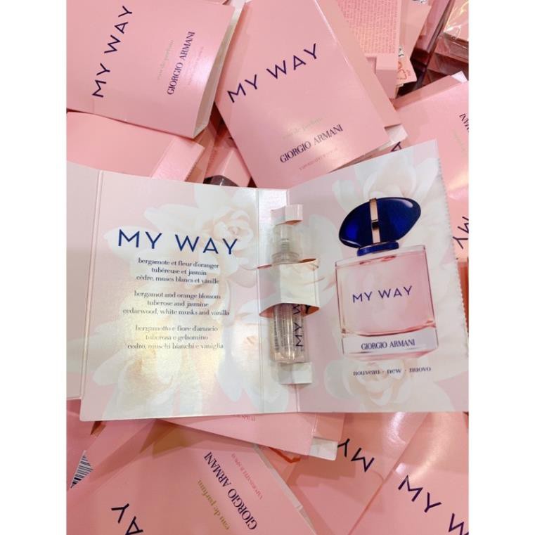 AUTH 1000%] Vial Sample mẫu thử nước hoa chính hãng Giorgio Armani My Way   Minisize 