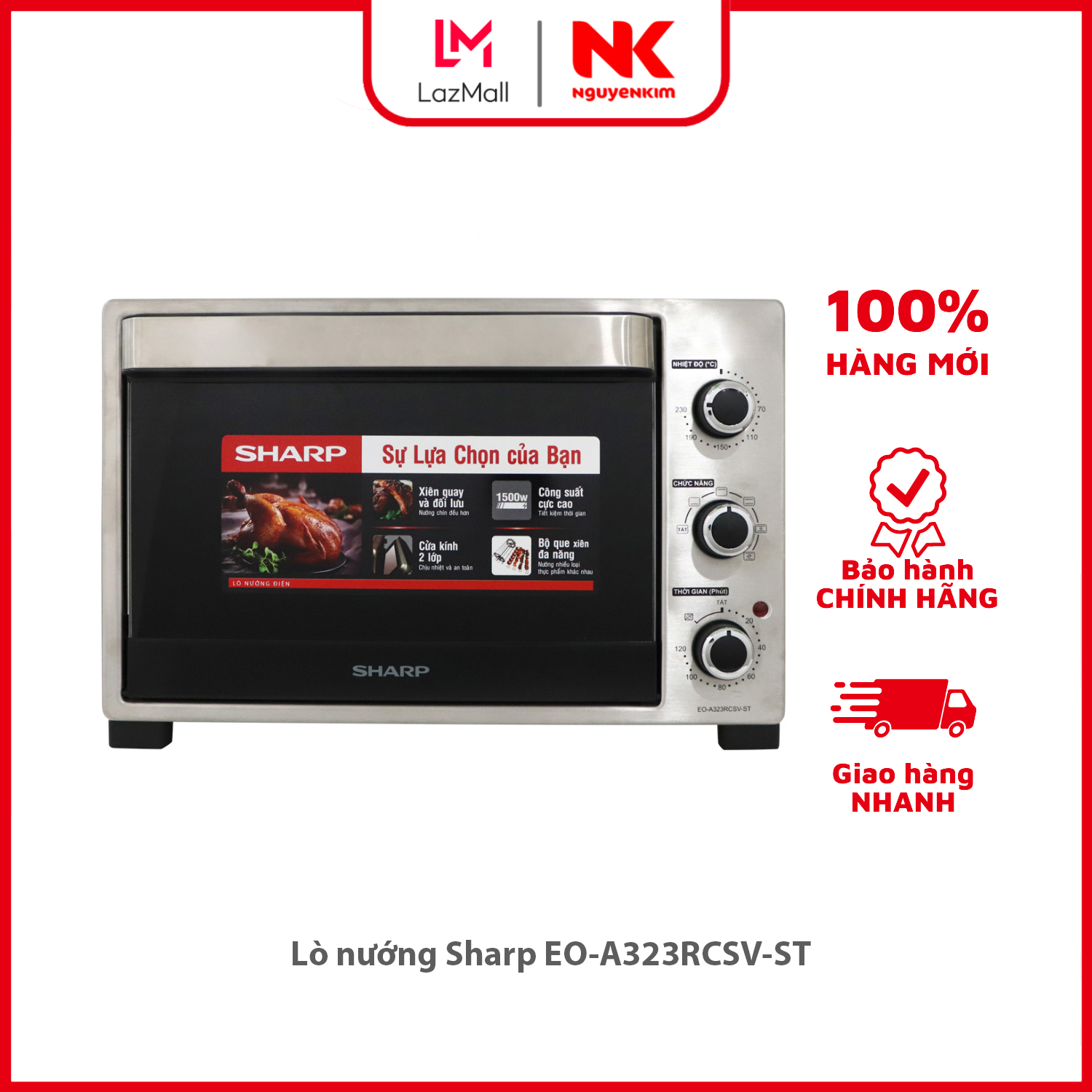 Lò nướng sharp eo-a323rcsv-st