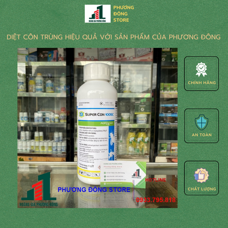 Thuốc diệt muỗi và côn trùng Super con 10SC