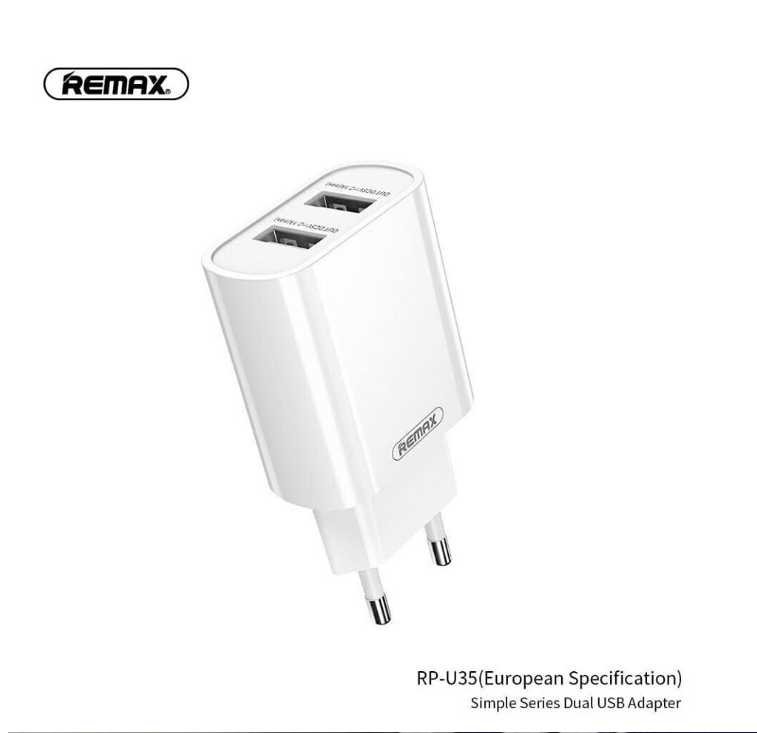 [HCM]CÓC SẠC REMAX RP-U35 CHÍNH HÃNG Cốc sạc đa năng Remax RP-U35 tích hợp 2 cổng USB max 2.1A.BẢO HÀNH 3 THÁNG.