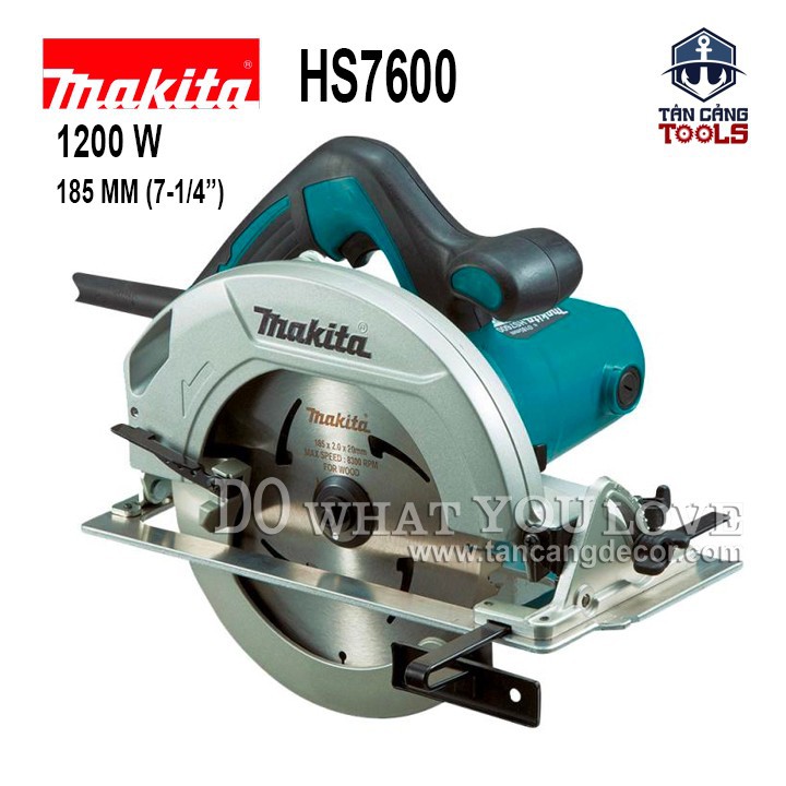 Máy cưa đĩa 185mm makita hs7600 1200w