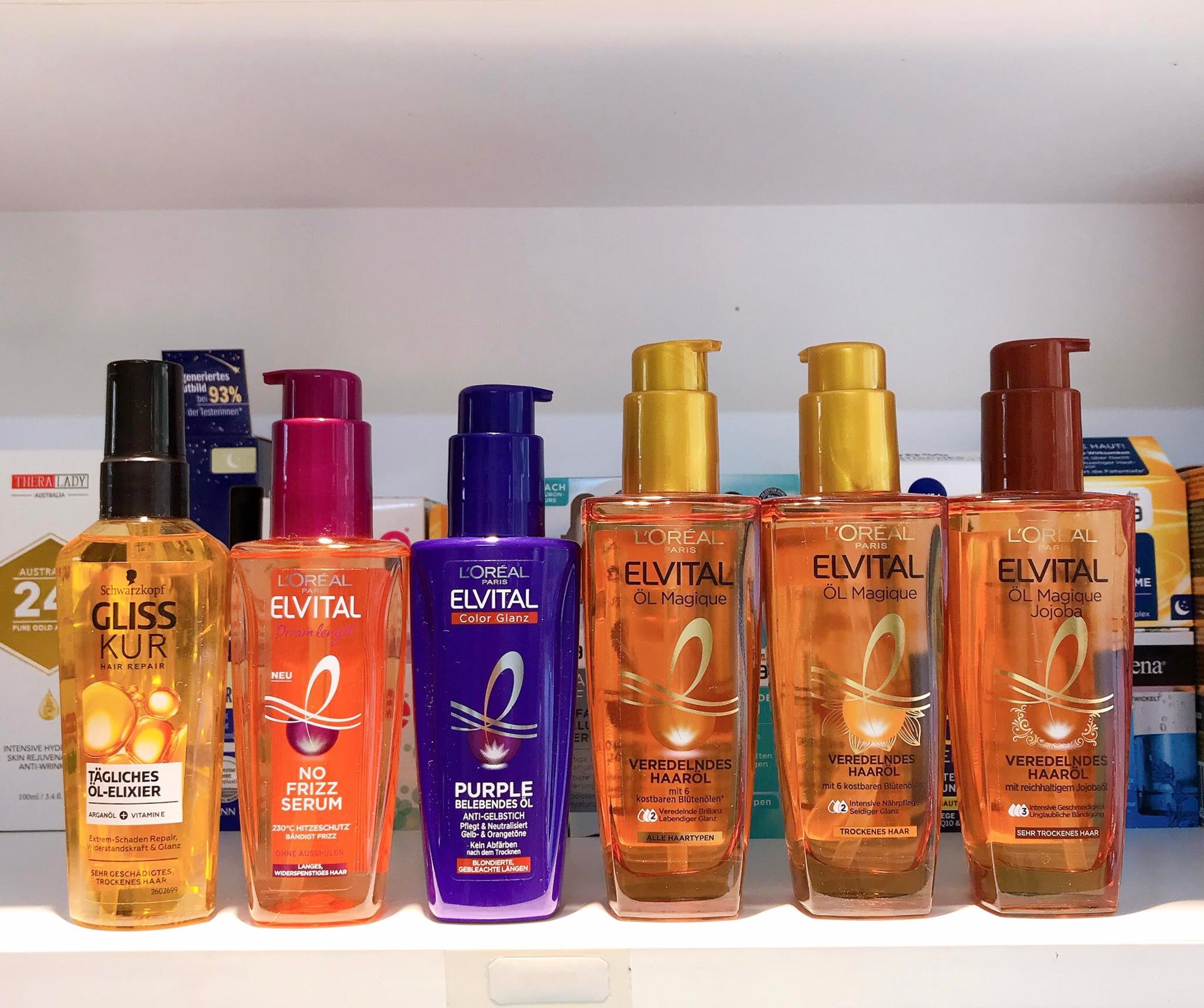  Tinh Dầu Dưỡng Tóc Loreal Và Gliss Kur Nội Địa Đức 