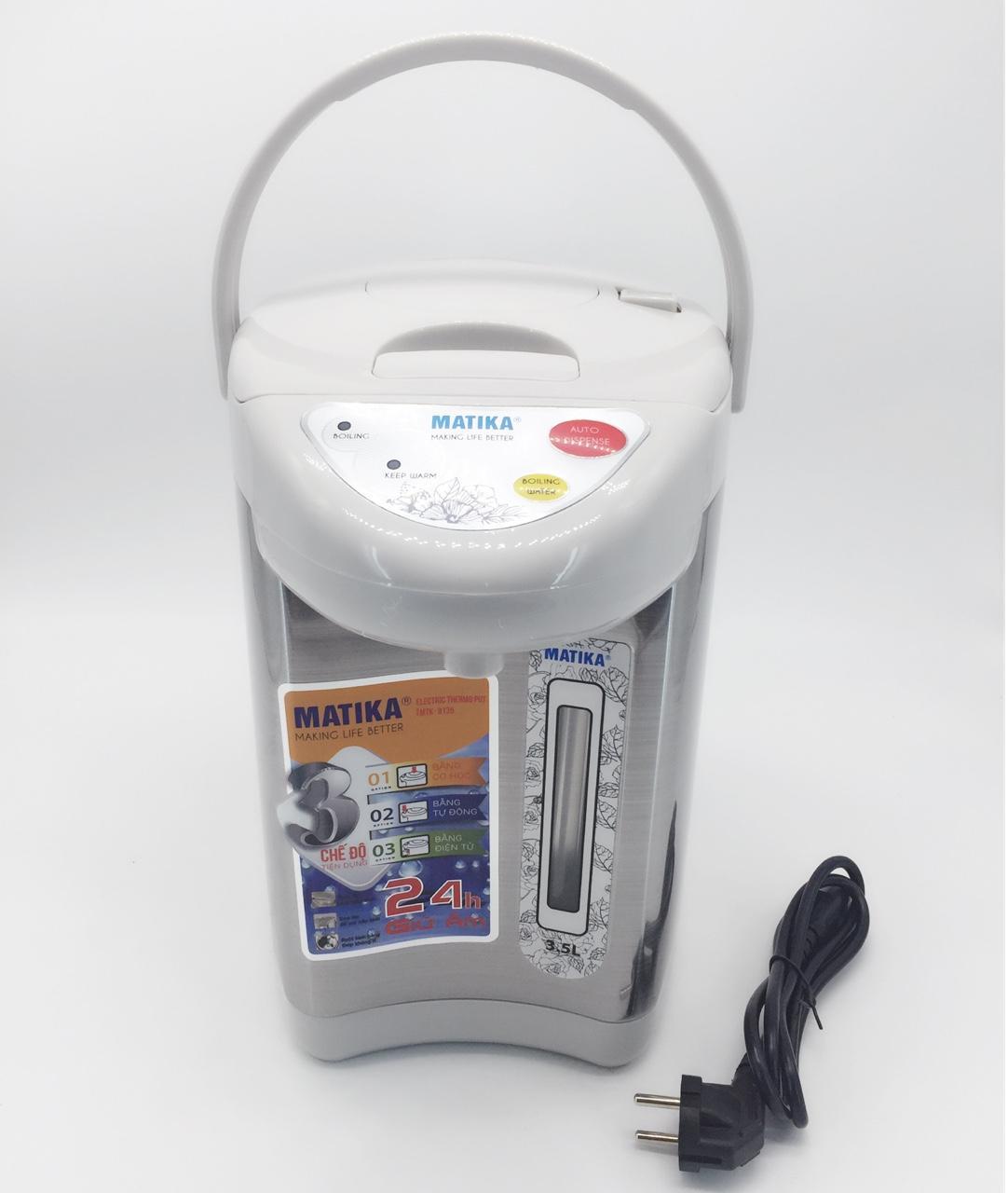 Bình thủy điện matika mẫu 4,5l 730w có 3 chế độ lấy nước mtk-8145