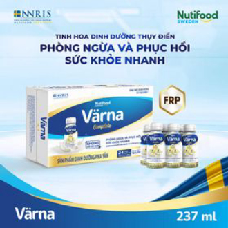 Thùng 24 chai Sữa Bột Pha Sẵn Nutifood Varna Complete 237ml