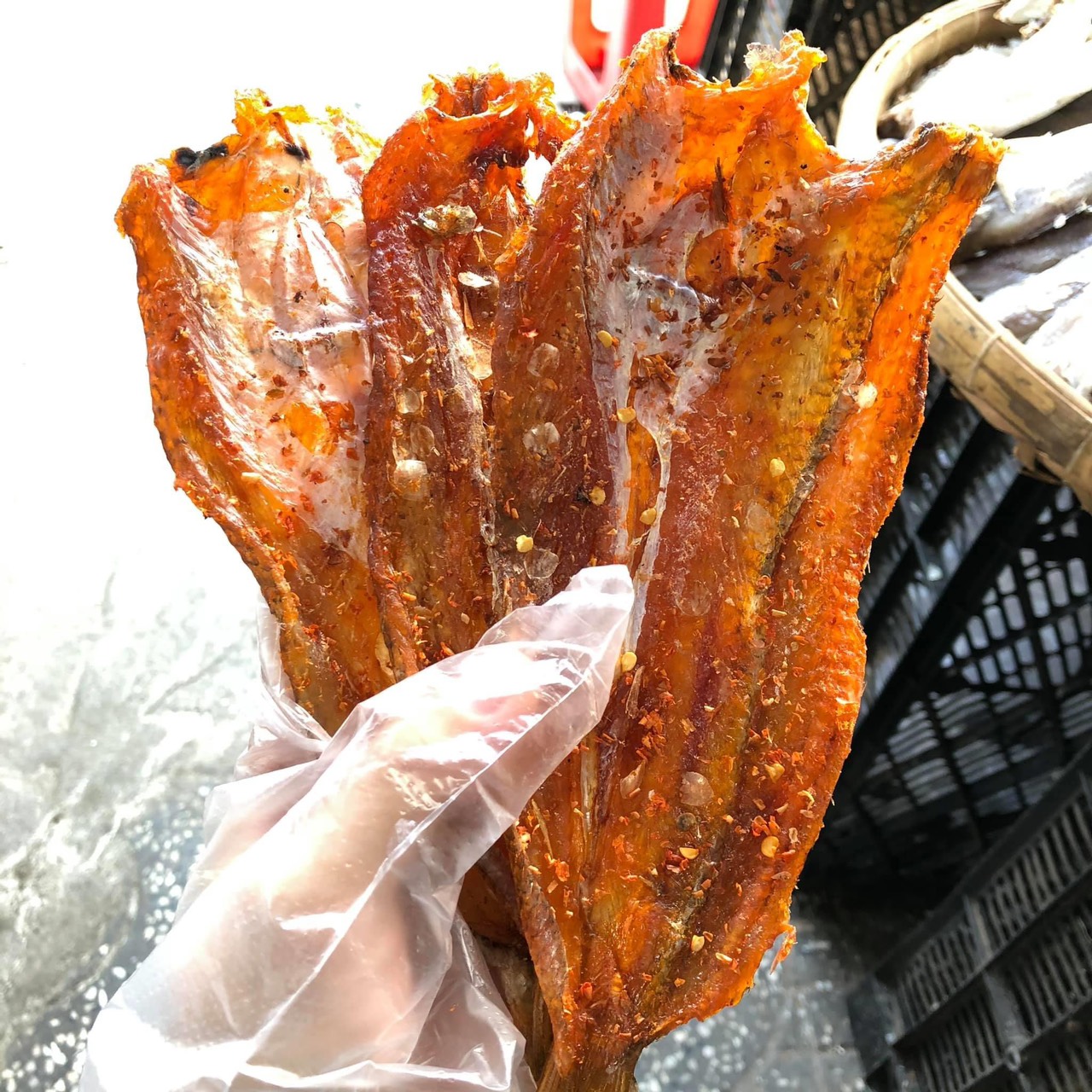 [HCM]1kg khô cá mối đường đỏ