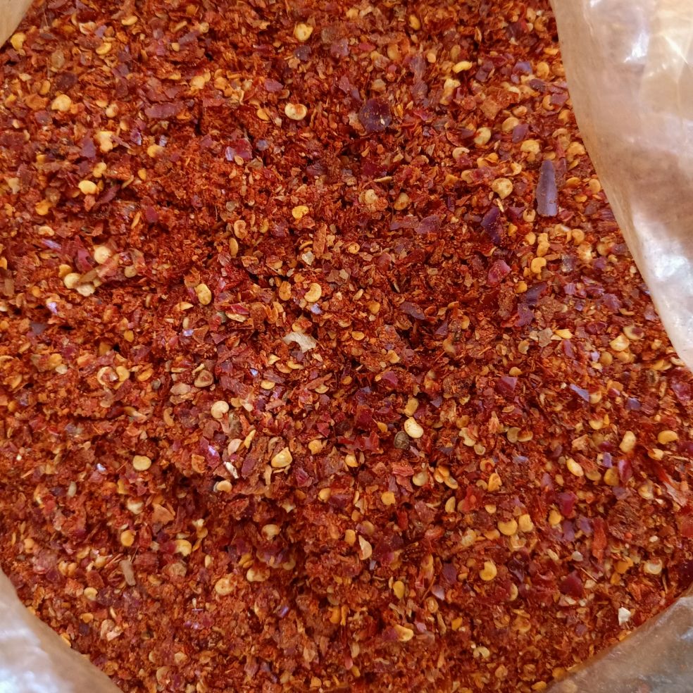 Ớt bột Huế đâm bằng tay siêu cay nguyên chất 100% nhà làm 500gr