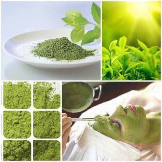 Bột trà xanh thái nguyên đóng gói 1 lạng cho khách dùng thử