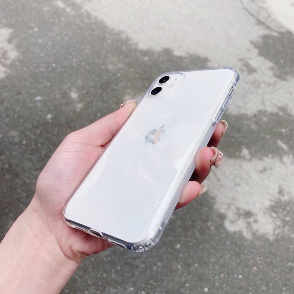 Ốp Lưng Iphone Trong Suốt Không Ố Vàng Chống Sock, Ốp Silicone Bảo Vệ Điện Thoại Ip 6 7 8 X 11 Klh Kst