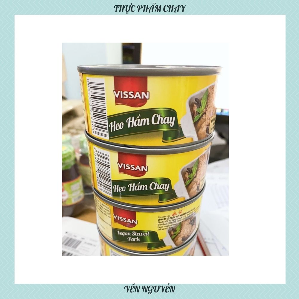 Heo hầm chay VISSAN Vegan Stewed Pork - 150g - dùng với cơm, bánh mì, hoặc chế biến các món khác - thơm ngon - vệ sinh - dinh dưỡng - tiện lợi
