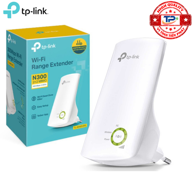 Bộ kích sóng wifi tp-link 854re 300mb- chính hãng - tăng cường phủ sóng wifi cho ngôi nhà -
