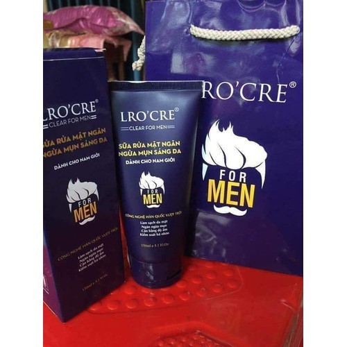 [ Giá Sỉ ] Sữa Rửa Mặt Lrocre For Men Dành Cho Nam