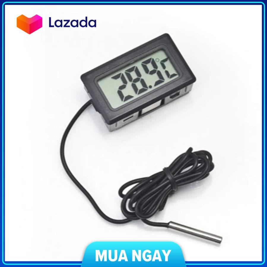 Đồng hồ đo nhiệt độ mini cảm biến chống nước, cam kết hàng đúng mô tả, chất lượng đảm bảo an toàn đến sức khỏe người sử dụng