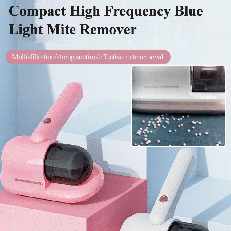 minbai01 Household small convenient wireless blue light bed mite remover
