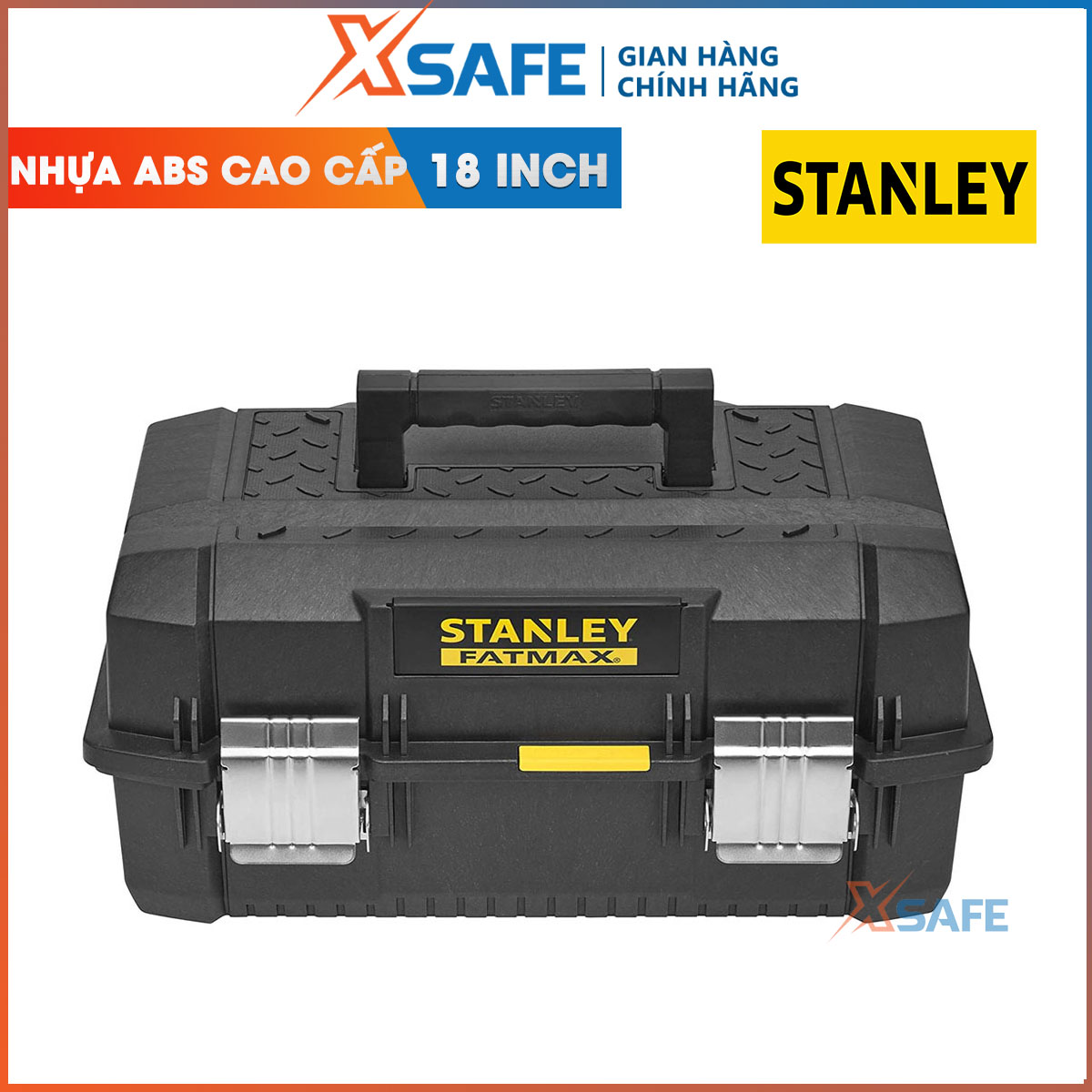 Hộp dụng cụ stanley fmst1-71219 18 inch hộp đựng dụng cụ atanley chất liệu nhựa, hộp đựng mỏng nhẹ, không thấm nước có nhiều ngăn chứa –