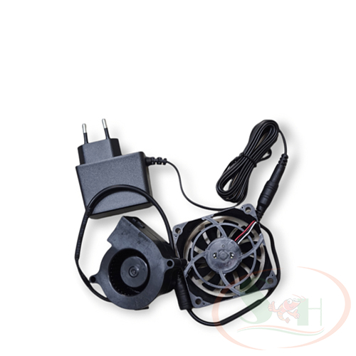 Quạt mini tản nhiệt DIY sò, vuông nhỏ giảm nhiệt độ làm mát hồ cá tép thủy sinh mini