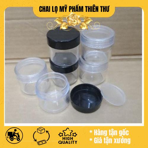 Hủ nhựa trong 30g/50g có lót chiết mỹ phẩm