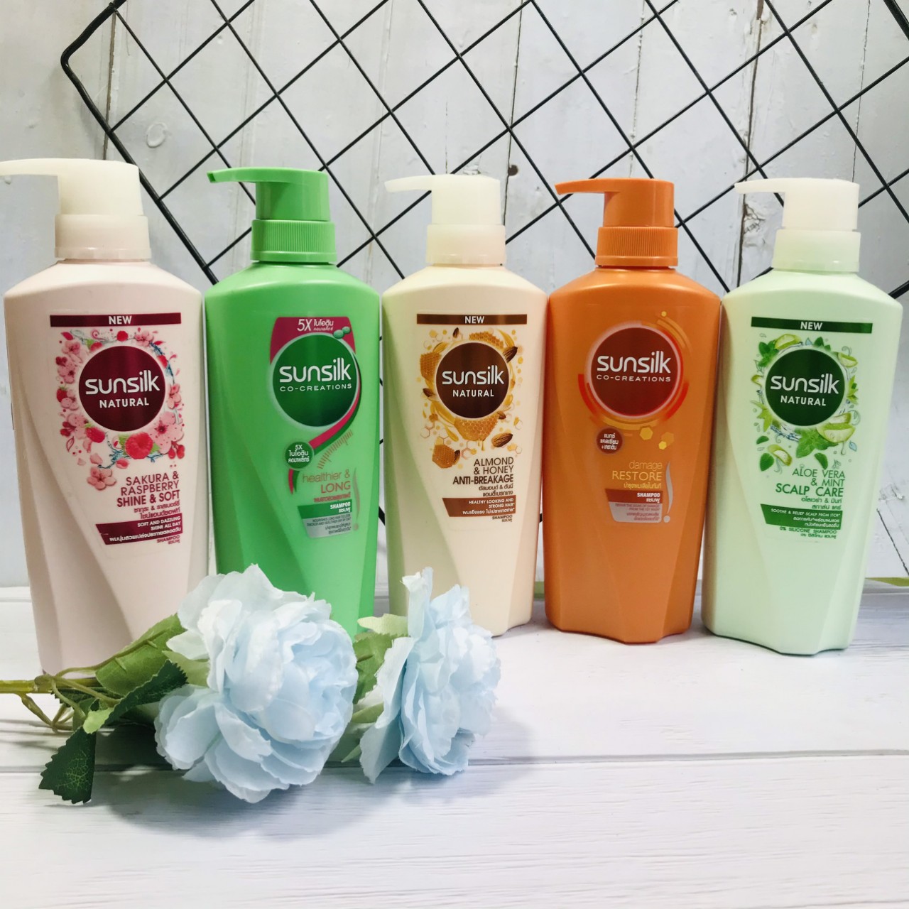 Chính Hãng Combo cặp dầu gội Sunsilk Thái Lan 350ml+ 350ml