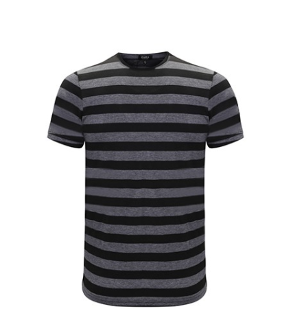 Áo thun Model Fashion sọc cổ tròn ATH020