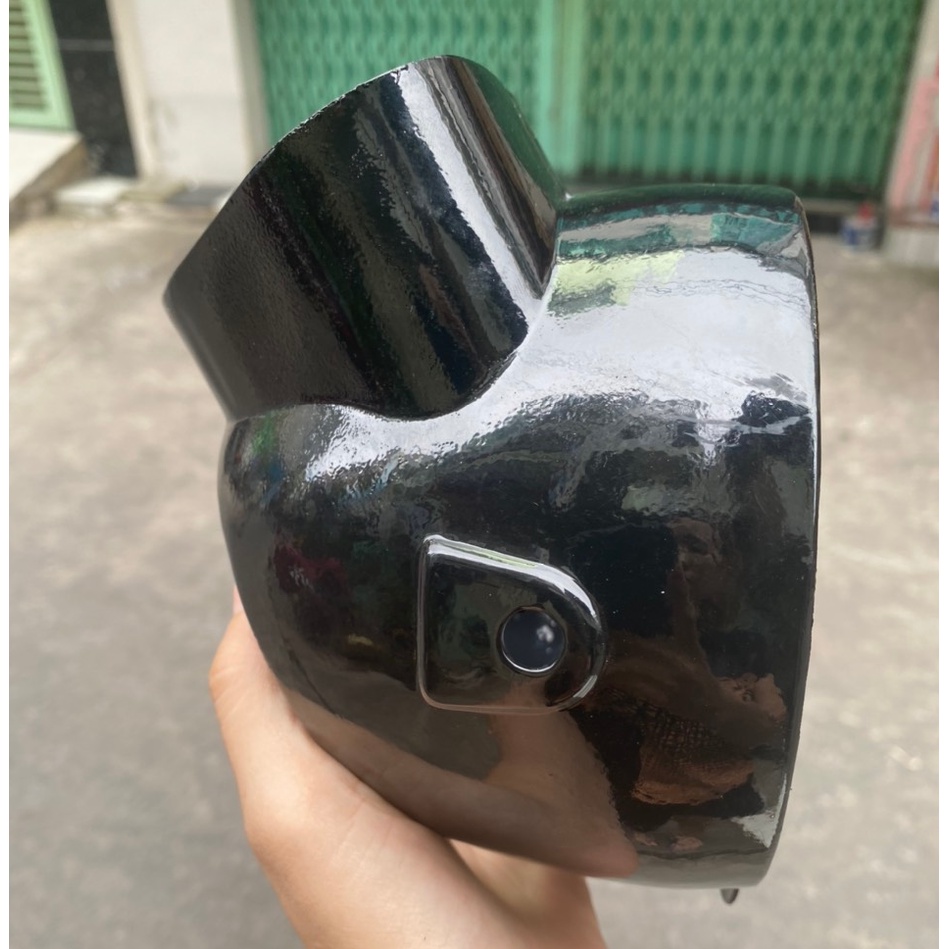 Gáo đèn xe 67 sắt nhựa xi + pha đèn 67 đài loan