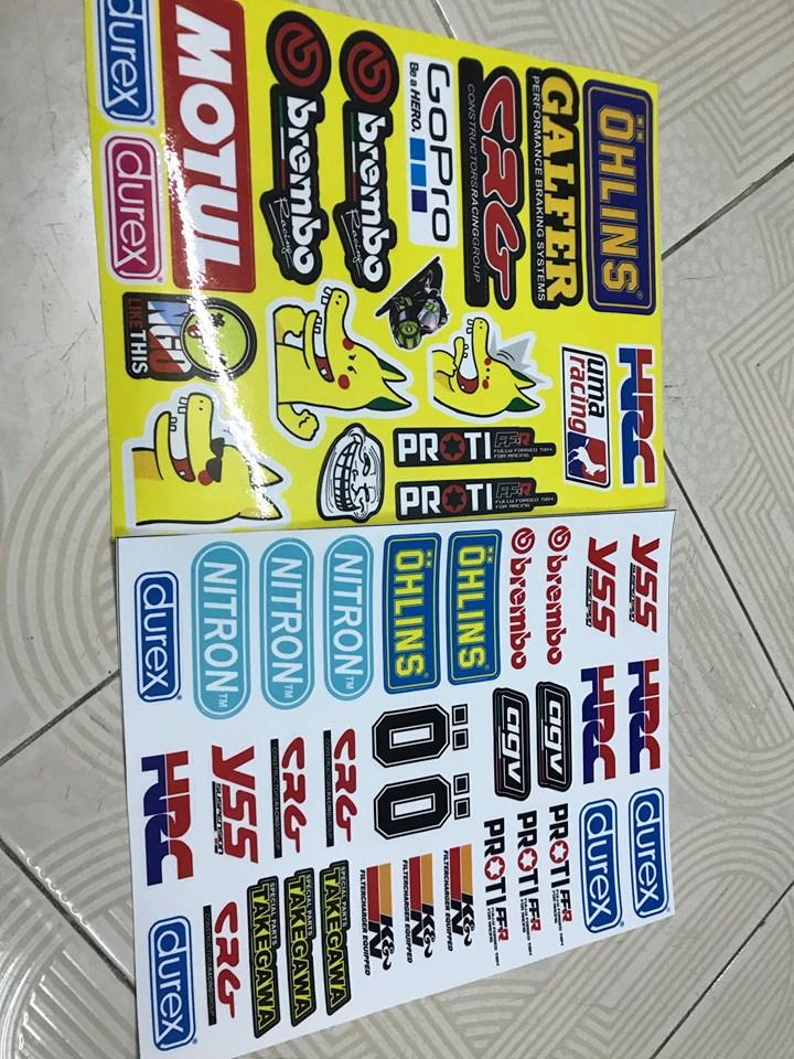 Combo tem yss nitron trắng và oh pikalong