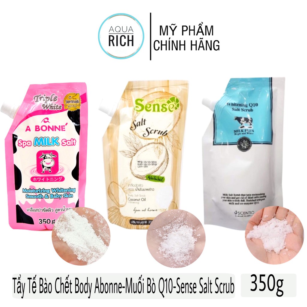 Muối Tắm Sữa Bò Tẩy Tế Bào Chết A Bonne Spa Milk Salt Thái Lan 350gr