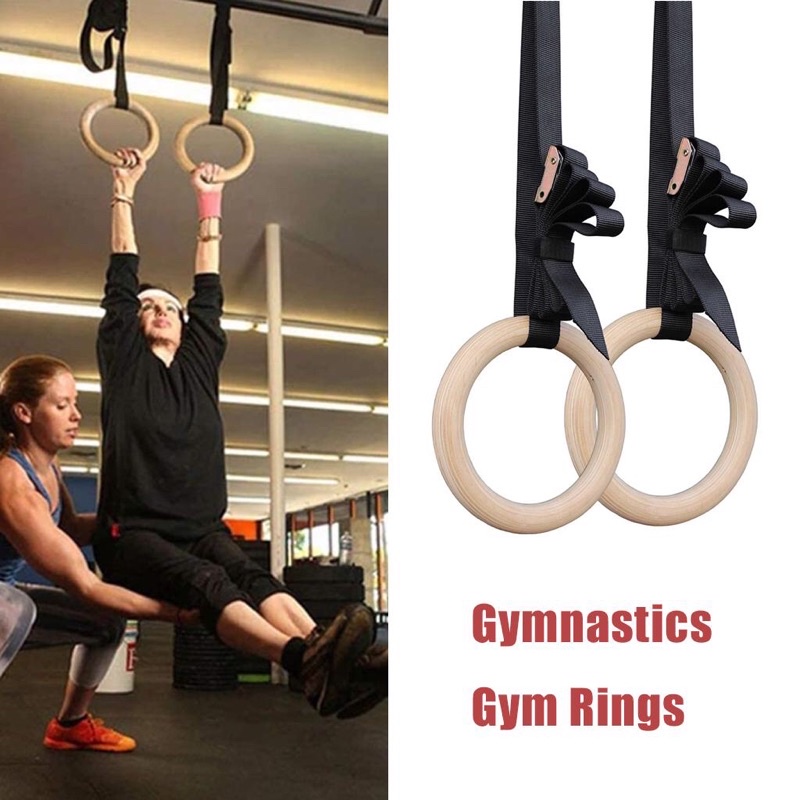 Vòng Treo Xà Gymnastic Rings, Vòng treo tập gym Brosman Cao cấp