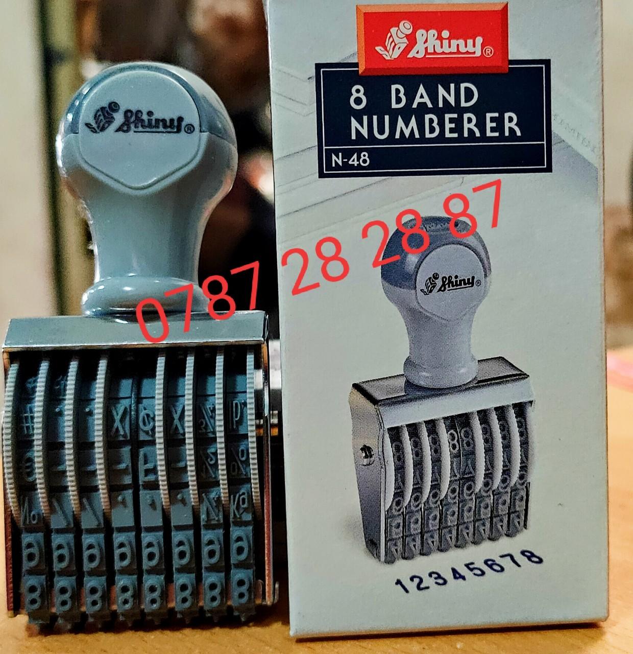 Dấu xoay 8 số Shiny N48 - 4mm - Dấu xoay tay Shiny N-48 - Dấu ngày tháng năm N48 - Dấu xoay 8 số Shiny N48 - 4mm