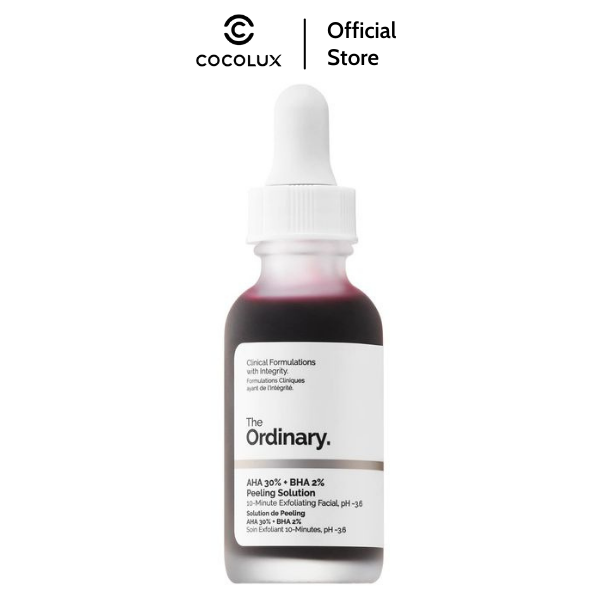 Serum the ordinary aha 30% +bha 2% peeling solution cocolux