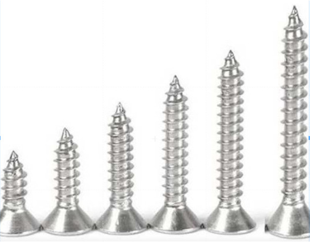 Vít inox bắt gỗ đầu côn mặt chìm 5 li gói 100 cây