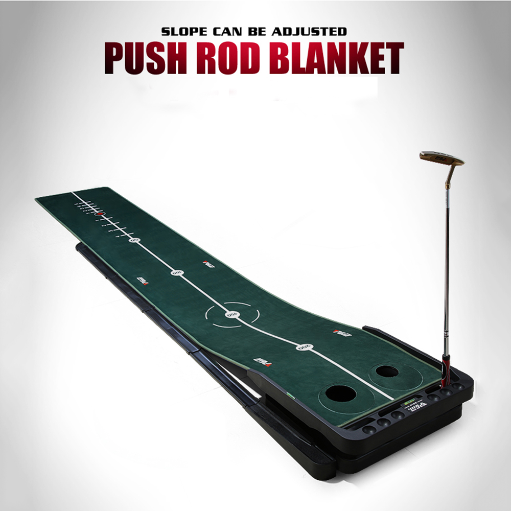 Thảm tập putting 360 đa chức năng - pgm adjustable slope putting trainer