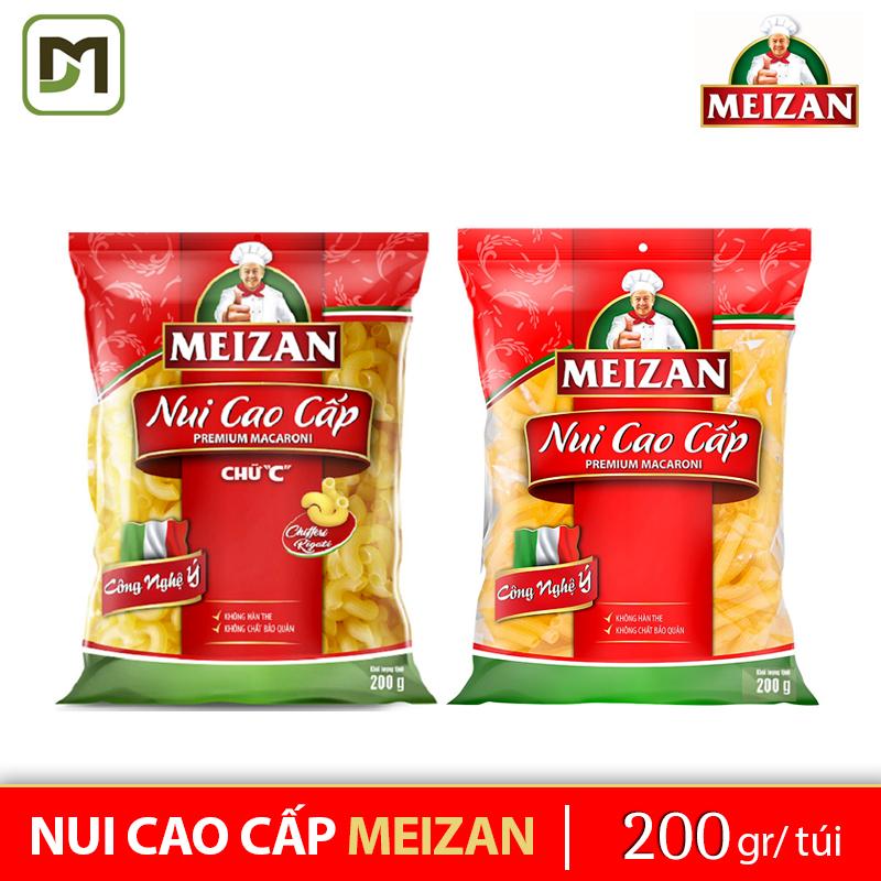 Nui Meizan cao cấp túi 200gr - Công nghệ Ý không chất bảo quản