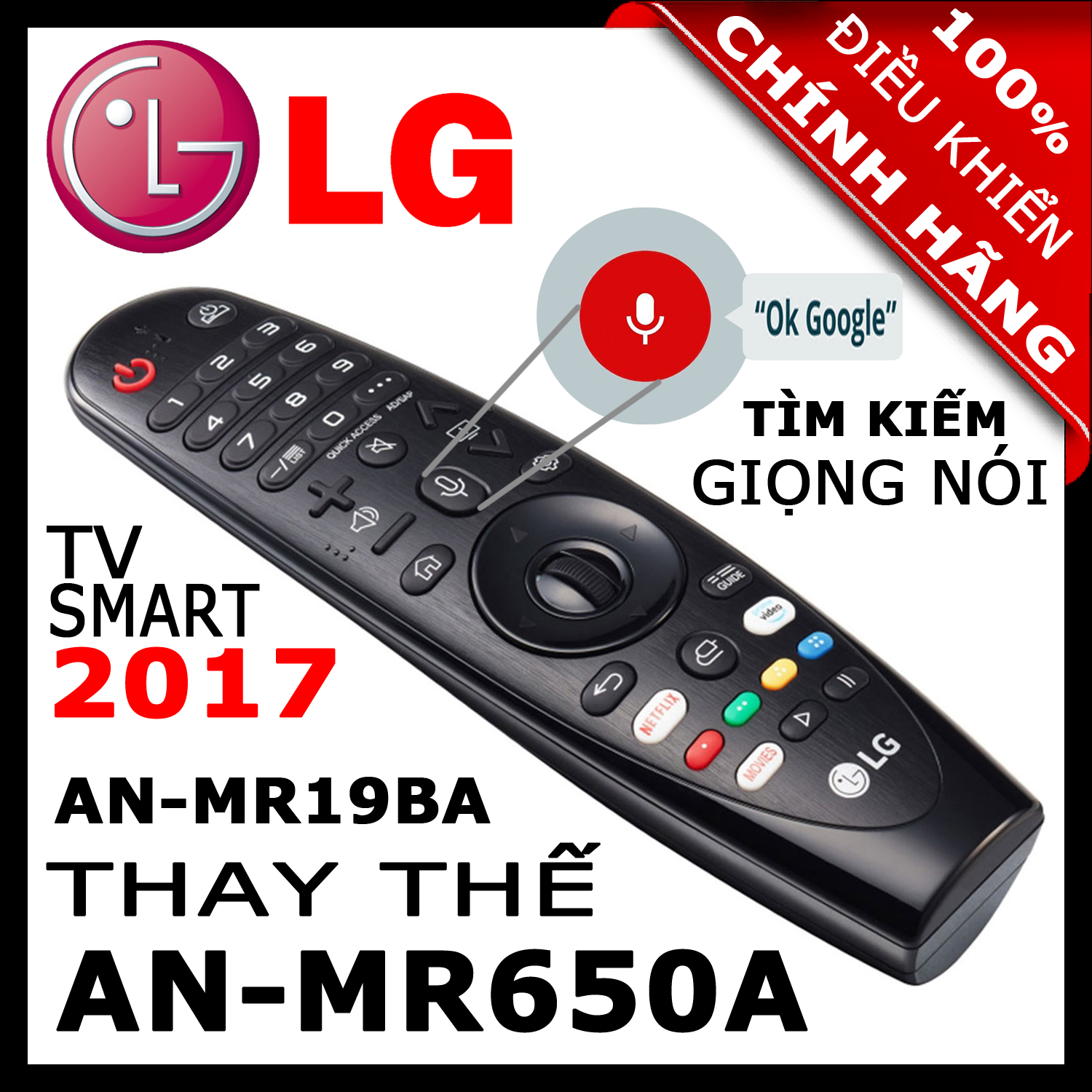 ĐIỀU KHIỂN Remote Tivi LG MR19BA thay thế MR18BA và MR650 có Giọng nói Chuột bay cho tivi LG 2019, 2018, 2017 Magic Remote AN-MR19BA HÀNG XỊN. Remote cho tivi LG sản xuất năm 2017