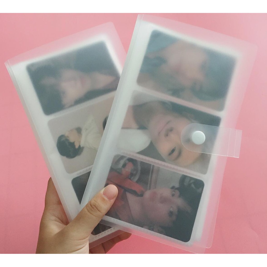 Sổ card đựng ảnh trong suốt
