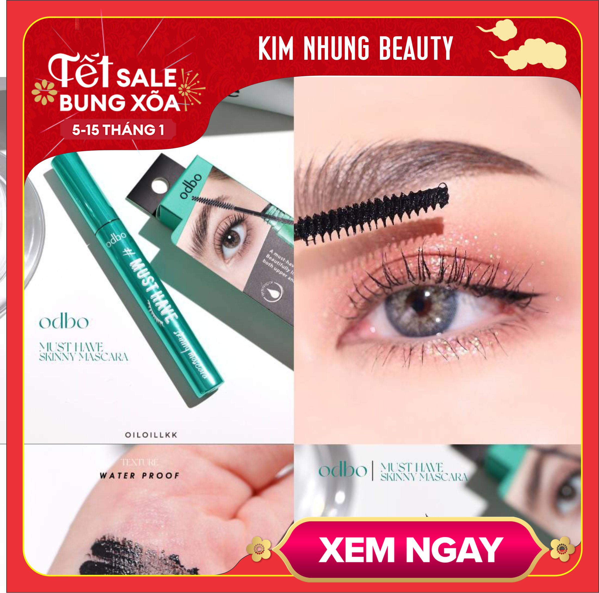 Mascara thái lan odbo skinny must have 2022