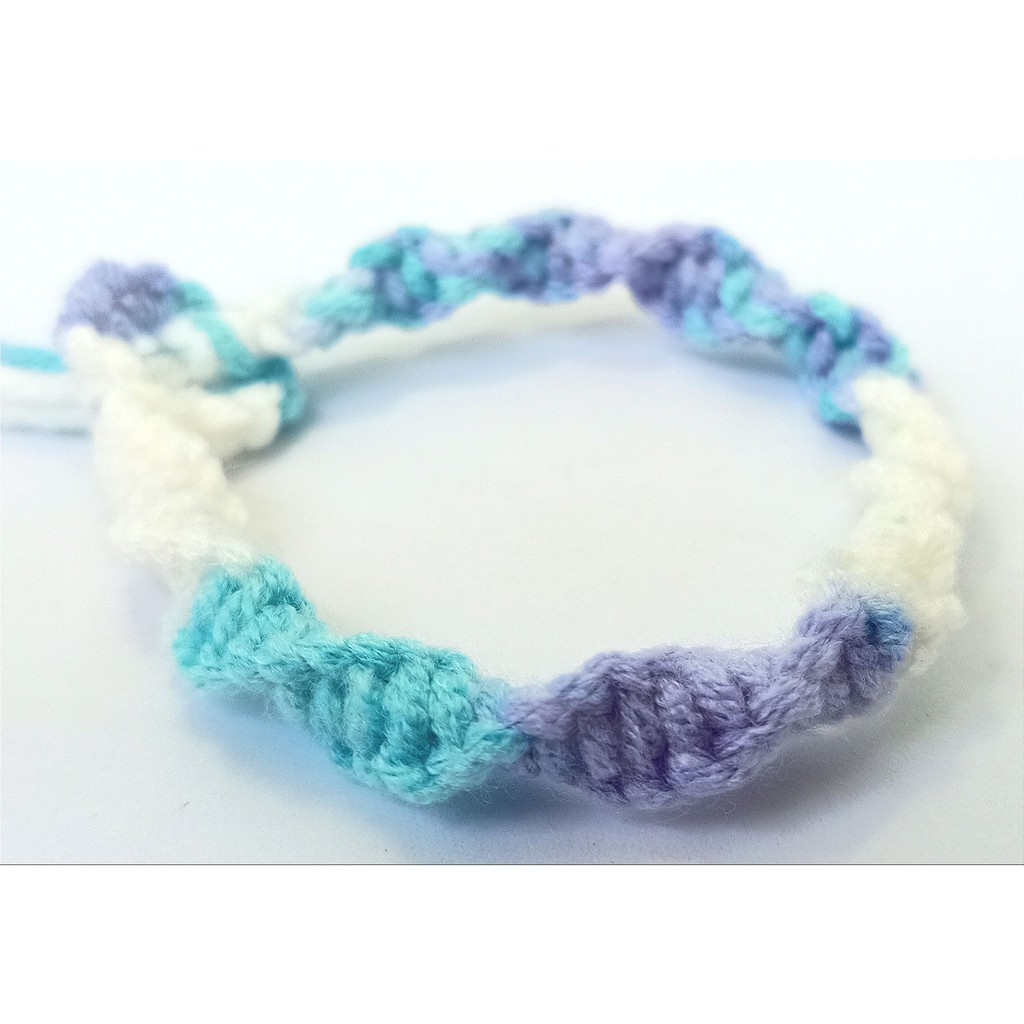[HCM]Vòng tay vòng chân may mắn - màu loan - Wendy - Friendship bracelet-Vòng tay tình bạn-Vòng tay bạn bè handmade DIY