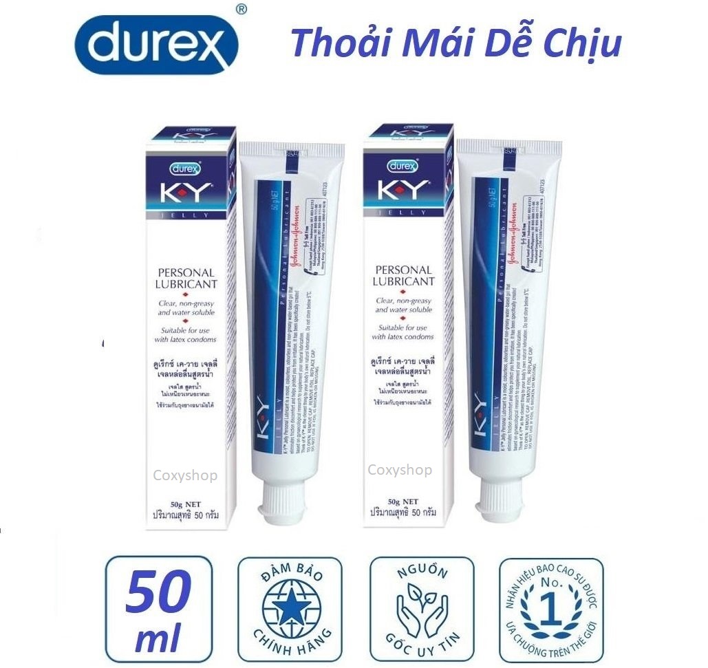[HCM]Combo 2 chai gel bôi trơn Durex K-Y 50ml