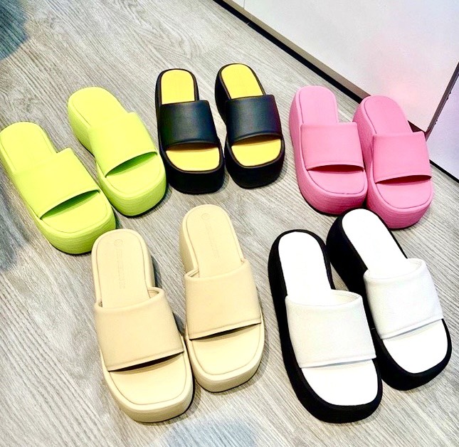 Dép bánh mì đế xuồng got cao 7cm ,from chuẩn
