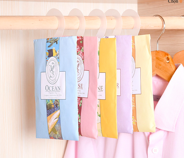 Combo 5 Túi Thơm Thảo Mộc Tinh Dầu Tự Nhiên Treo Phòng - Túi thơm treo tủ quần áo - Túi thơm treo ô o