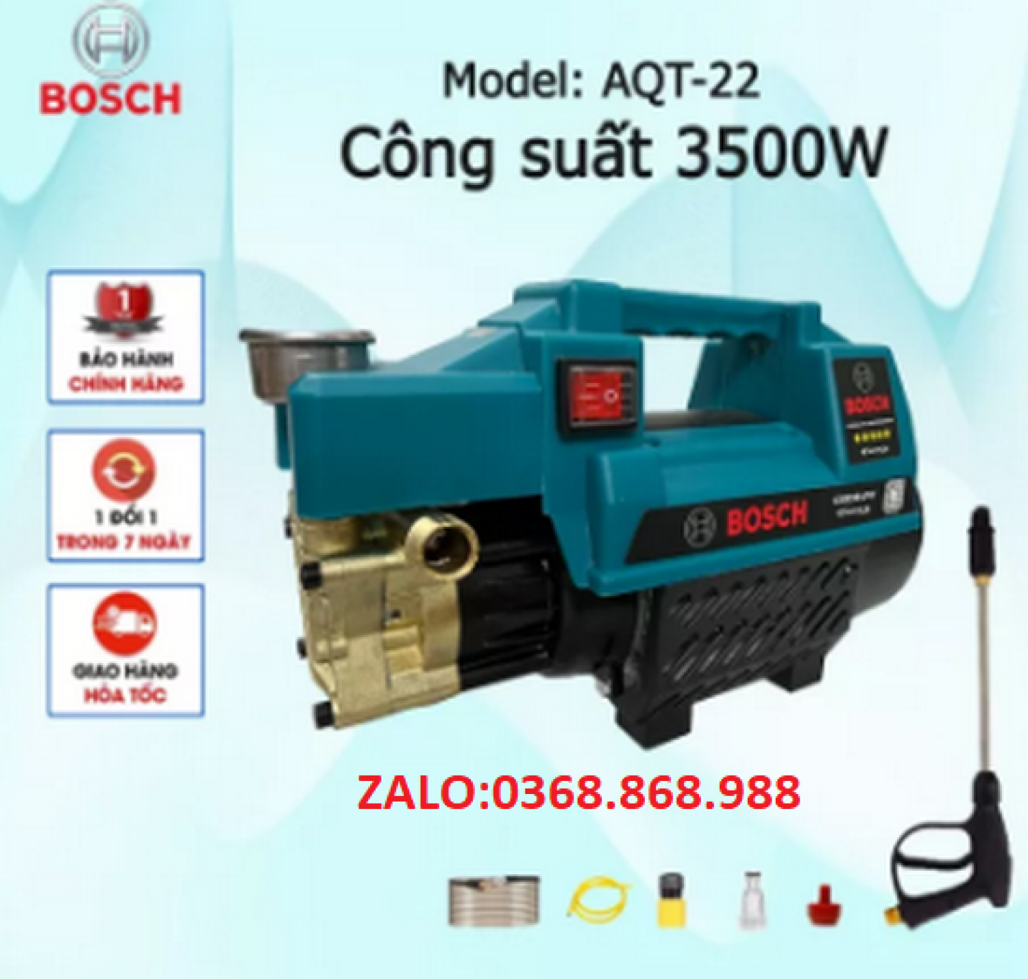 Máy rửa xe mini I Máy rửa xe cao áp,máy rửa xe ruột đồng ,công xuất 3500w