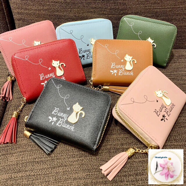 Ví Bóp Nữ Nhỏ Gọn Bỏ Túi Cầm Tay Mini Đựng Tiền Cute BUNNY VN42
