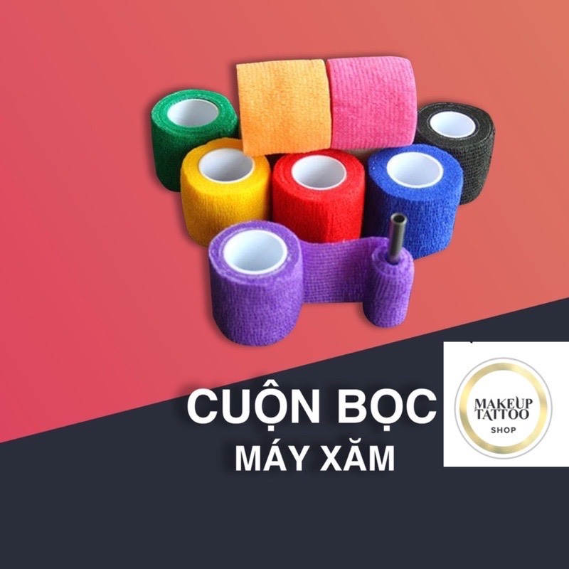 Cuốn máy xăm chống trơn cỡ 5 cm