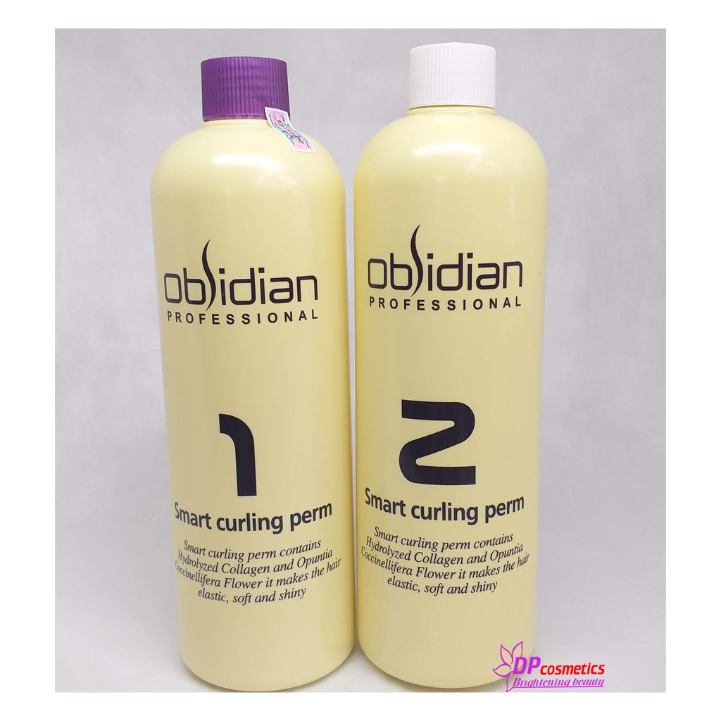 Kem uốn tóc Obsidian 3D đa năng 500ml x2