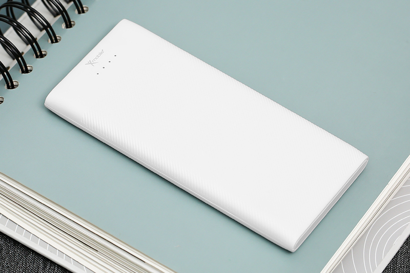 [HCM] PW37Y5B (tặng kèm cáp sạc) Pin sạc dự phòng Polymer 10.000mAh Type C Xmobile Trắng
