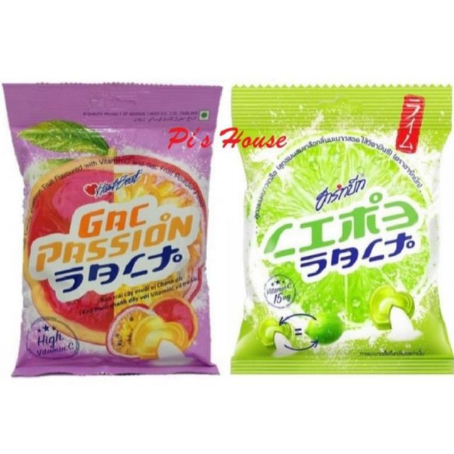 🍋 Kẹo Chanh Muối 100G Thái Lan| - Xoài Muối Ớt 120G